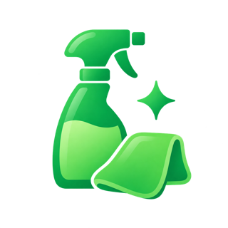 Click service illustration — cleaning