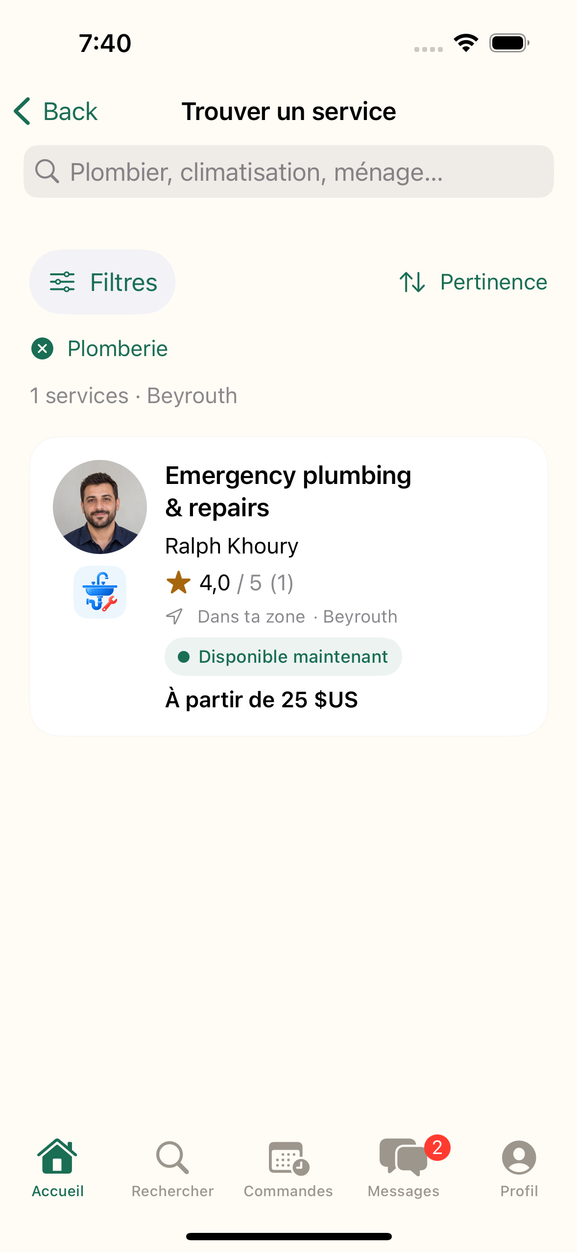 Click app — fr-search