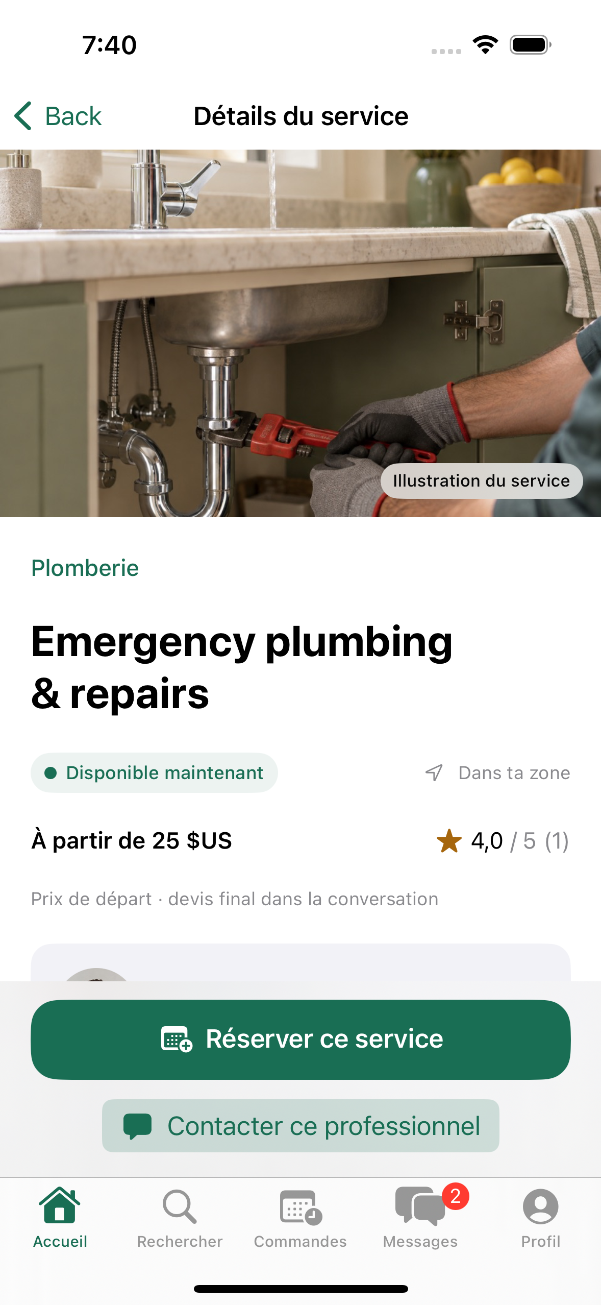 Click app — fr-service
