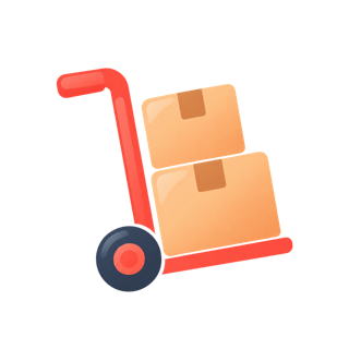 Click service illustration — moving